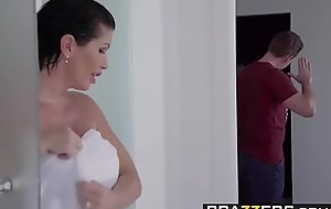 Brazzers - Old lady Got Boobs - Clueless Cum Lessons scene starring Shay Fox and Kyle Mason