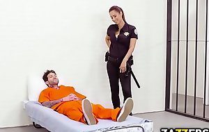 Inmates big cock swallow by Isis Love