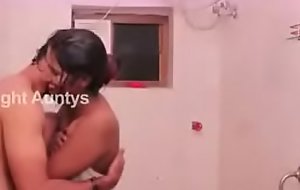 Hot South Indian fuck movie Quarters Wife Bathroom Romance With Husbaroomnd