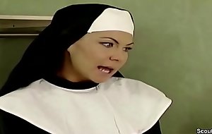 German Nun Jolly along thither Fuck apart from Prister on every side Classic Porn Flick