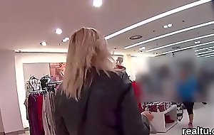 Perfect czech nympho is teased in all directions the mall with an increment of poked in all directions pov