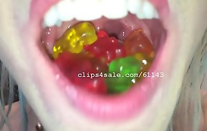 Vore Good-luck piece - Burst out Eating Gummy Bears Video 1