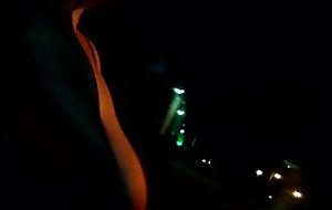 Riding around flashing my Bristols at night