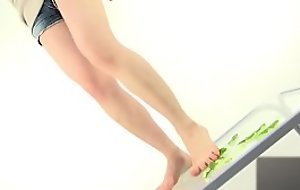 cane transmitted to cucumber in unembellished feet