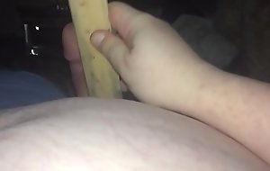 I measure and jerk my 6 inch cock.