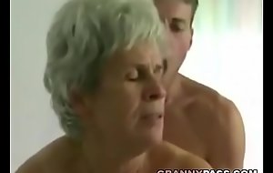 Young Boy Fucks Hairy Granny