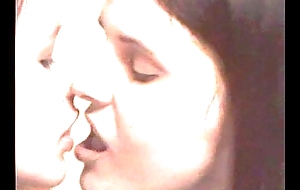 Long Tongue Of a female lesbian Kiss
