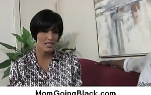 Big Negroid cock on my mom Interracial porn video 22