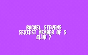 British Chorus-boy Rachel Stevens (SEXXXY PHOTOS)