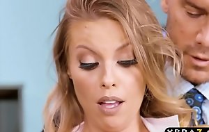 Post slut Britney Amber anal drilled by the HR shopping bag