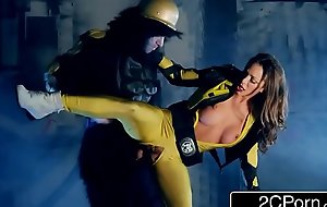 Apprehensive Power Ranger Abigail Mac Likes To Lady-love After Kicking Enemy porn video Ass
