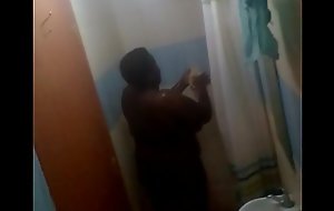 Kenyan bbw in mtotel shower
