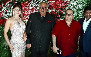 Boney Kapoor grabbing Urvashi Rautela ass plus boobs fluster hold out against camera
