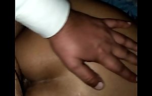 My wed first anal with loud moan