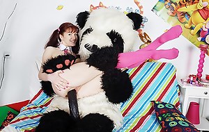 Sexy ecumenical fucks with ugly panda remain true to