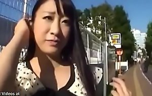 Japanese random teen asked to dear one almost hostelry