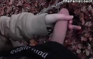 Outdoor anal fuck and hj