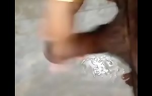Nepali sex wife handjob while bathing
