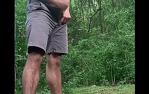 Cumming in the woods