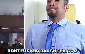 DON'T FUCK MY DAUGHTER - My Boss's Teenage Sulk Victoria Valencia Seduced Me