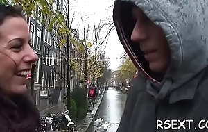Hot dude takes a extend over and visites an obstacle amsterdam prostitutes