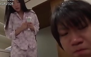 Japanese Mom Cant Resist Her Son's Dick-1