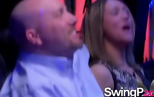 Swinger party turns into a massive orgy