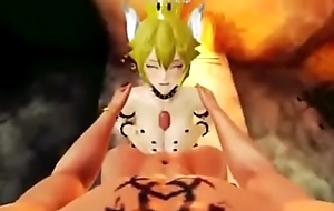 3D Bowsette Seeing what it's like to have set the world on fire D