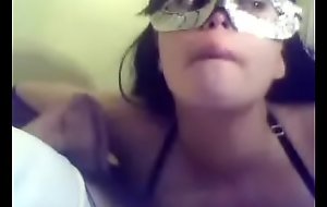 Bigtits amateur mask girl swallow the cum