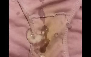 Fatdickdaddy84 cumming on wife dirty undies #2