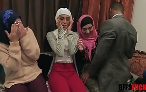 Teen BFFS In Hijab Fuck BBC Before Marriage- Poonjab Special