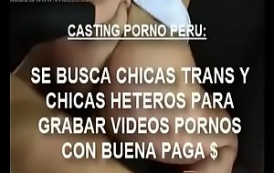 SE BUSCA CHICA TRANS Y CHICA HETERO PARA CASTING PORNO LIMA, PERU