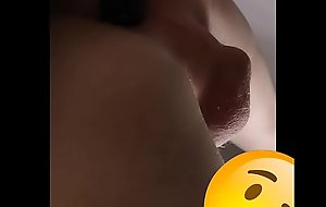 Teen Boys small ass Lips The grip on black dildo