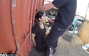 Screw the Cops - Latina bad generalized caught sucking a cops dick