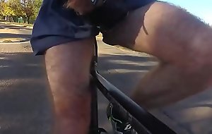 dick flashing while cycling