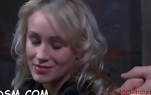 Extraordinary blonde sweetheart is grabbing her very big boobs