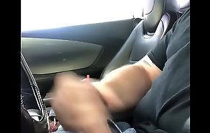 Pierced dick in car