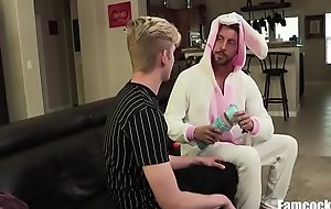 Dad Dresses Up As The Easter Bunny To Put An Egg Up Sons Ass