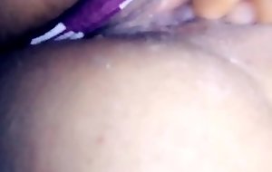 Yanna Mosley trying to be quiet fingering pussy for me