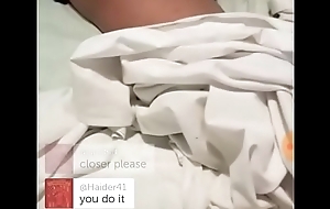 Girl chiefly periscope shows off her fat ass