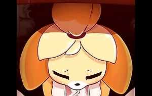 Animal Crossing Isabelle Sucking the Mayor's Hard Cock