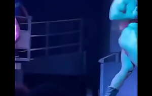 Brazilian Gogo Boys Naked on Stage