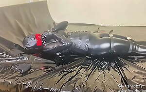 [fx-tube net] Leather mummification bodnage and Hood play