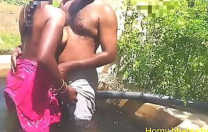 Tamil aunty bathing and fucking with
