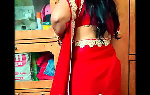 desi bhabhi ass candid hidden video wearing red hot saree voyeur