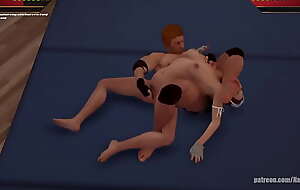 Zoya VS Vilkor (Naked Fighter 3D)