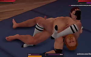 Zoya VS Vilkor (Naked Fighter 3D)
