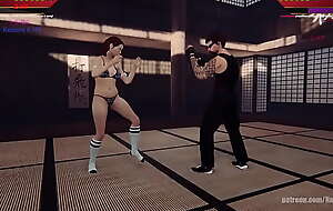 Zoya VS Lord Jerle (Naked Fighter 3D)