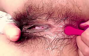 Doble Penetration in Hairy Pussy and Hairy Ass