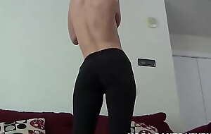 You need a handjob from me in yoga pants JOI
